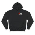 Hoodie — "What Stop Sign?" Police Lights Graphic Champion Hoodie