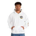 WellCheck Pro Shield logo Hoodie | Catch the Signal Before the Crisis back print