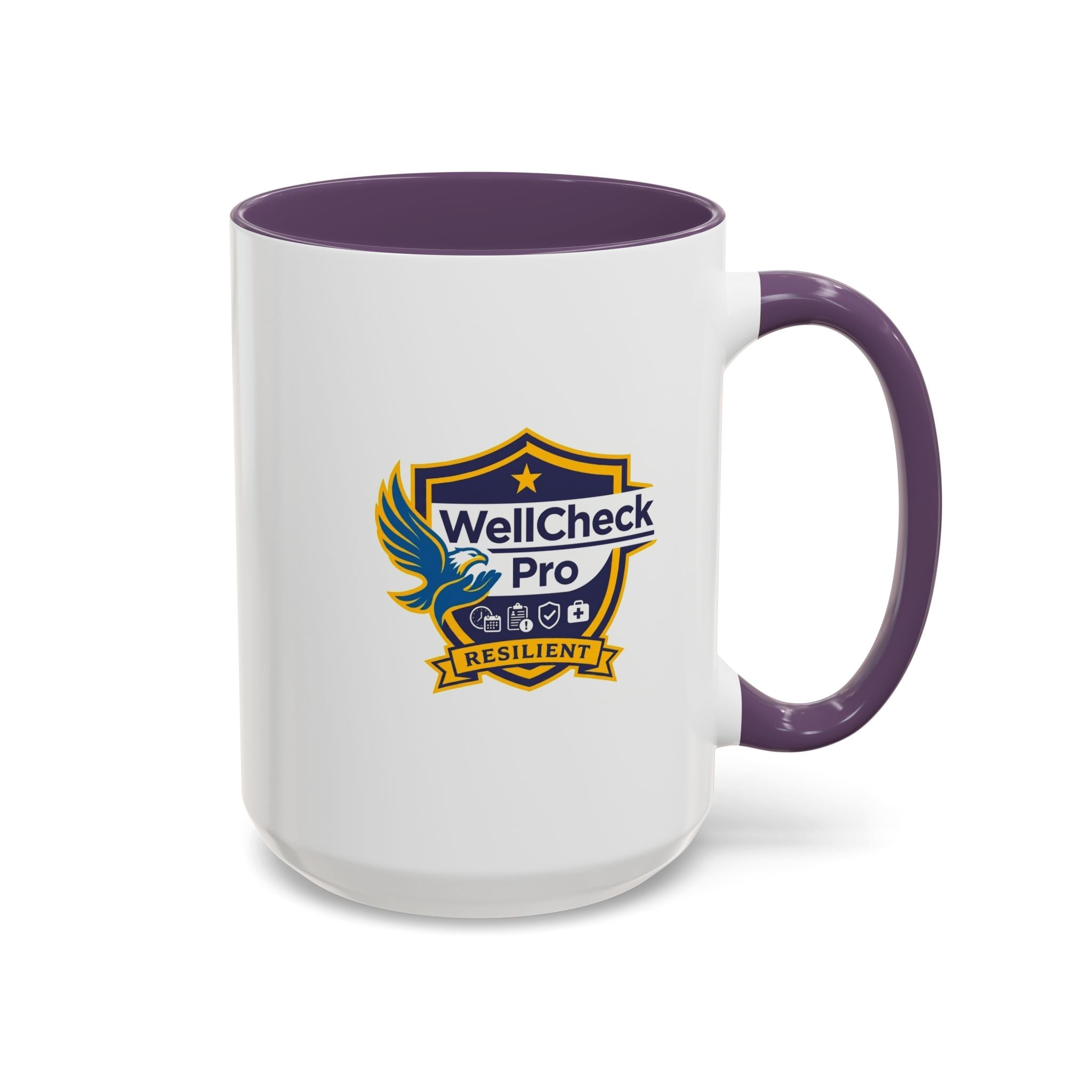 WellCheck Pro Accent Coffee Mug – "Ignite the Signal" Rescue & Crisis Response Design (11/15oz)